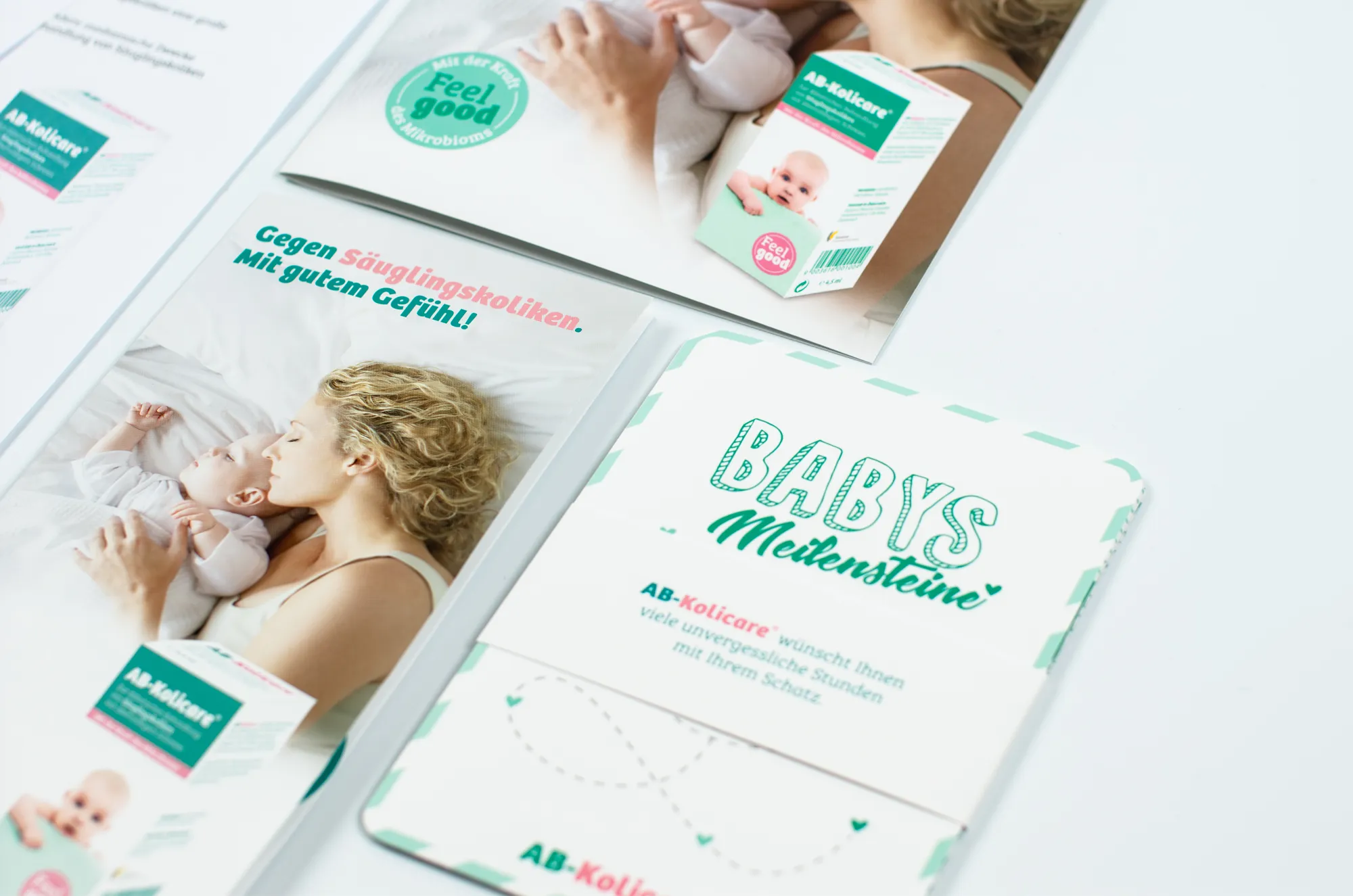 Portfolio: Sanova | Kolicare Portfolio: Sanova | Kolicare Mailing Meilensteinkarten