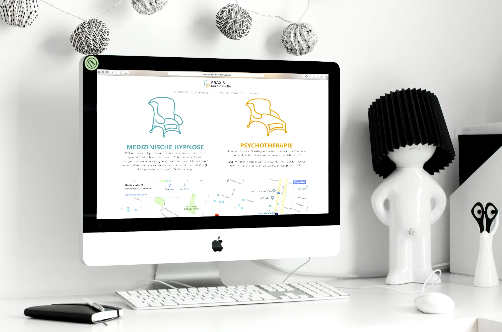 Portfolio: Praxis Martinstraße Website Portfolio: Praxis Martinstraße Website
