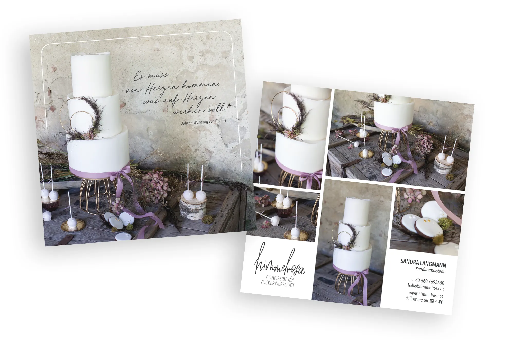 Portfolio: Himmelrosa Flyer Portfolio: Himmelrosa Flyer