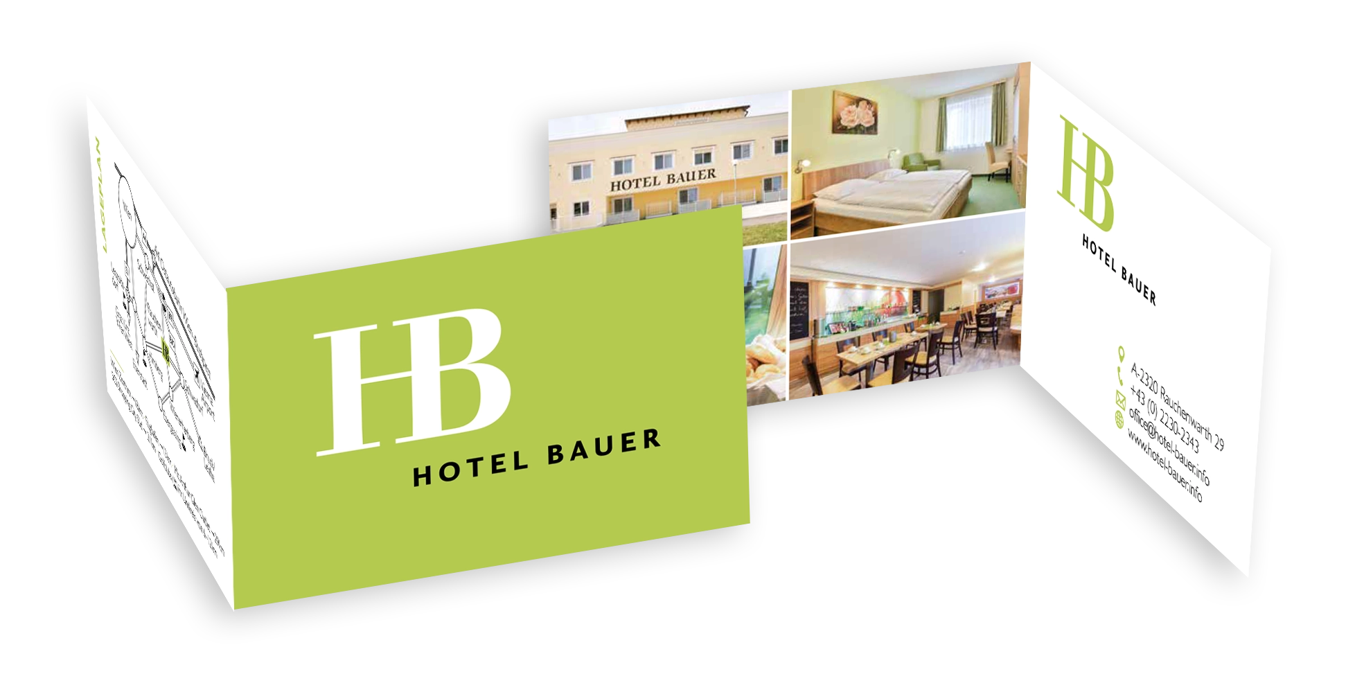 Portfolio: Hotel Bauer Visitenkarten Portfolio: Hotel Bauer Visitenkarten