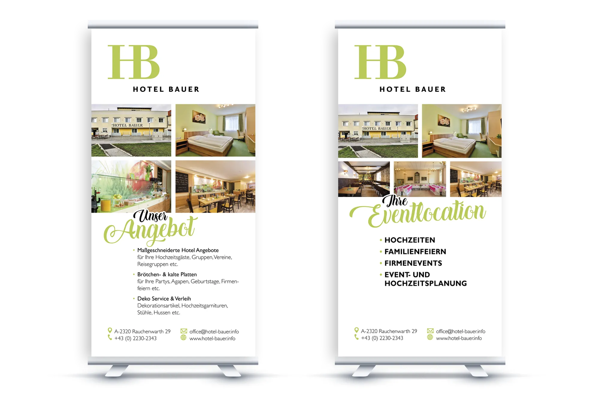 Portfolio: Hotel Bauer Roll Ups Portfolio: Hotel Bauer Roll Ups