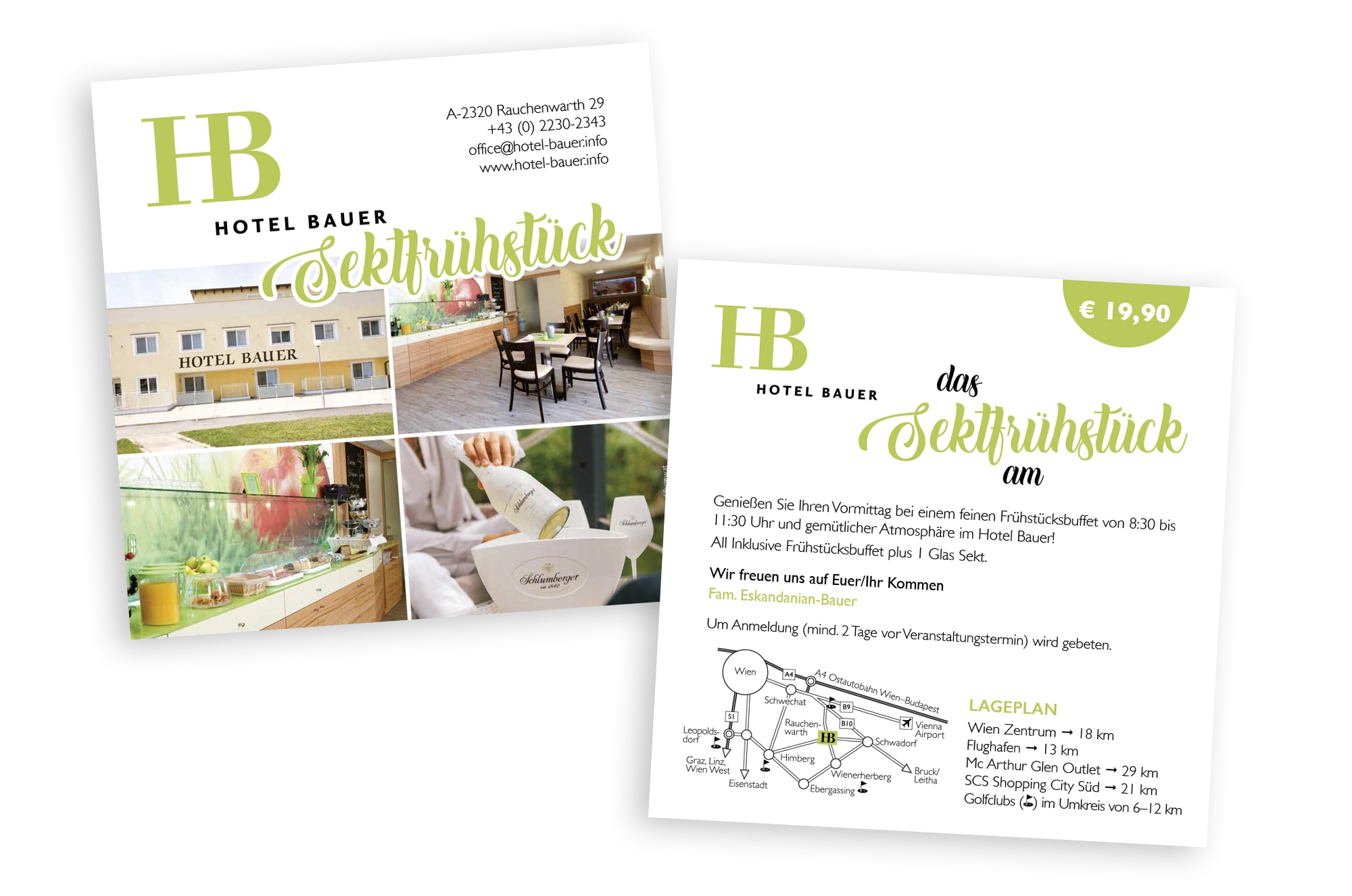 Portfolio: Hotel Bauer Flyer Portfolio: Hotel Bauer Flyer
