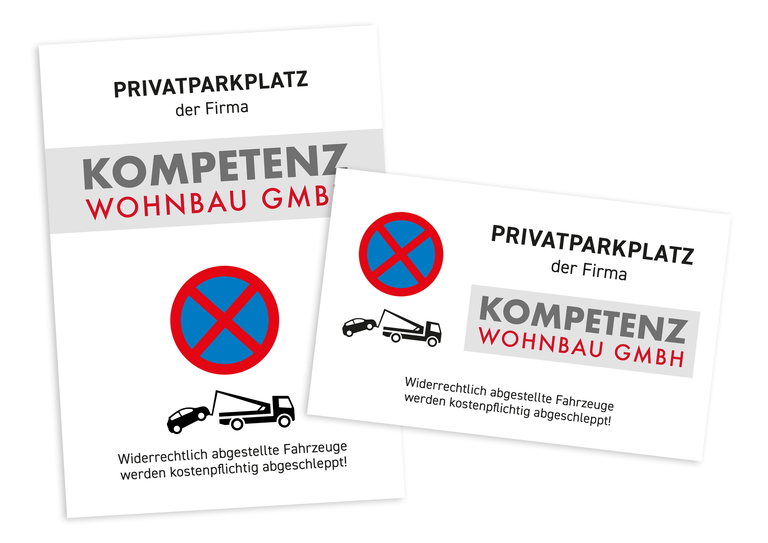 Portfolio: Kompetenz Wohnbau GmbH Parkplatz Beschilderung Portfolio: Kompetenz Wohnbau GmbH Parkplatz Beschilderung