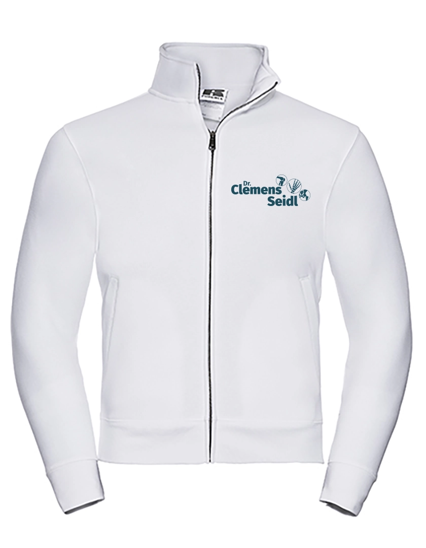 Portfolio: Orthopäde Dr. Clemens Seidl Sweatjacke mit Logostick Portfolio: Orthopäde Dr. Clemens Seidl Sweatjacke mit Logostick