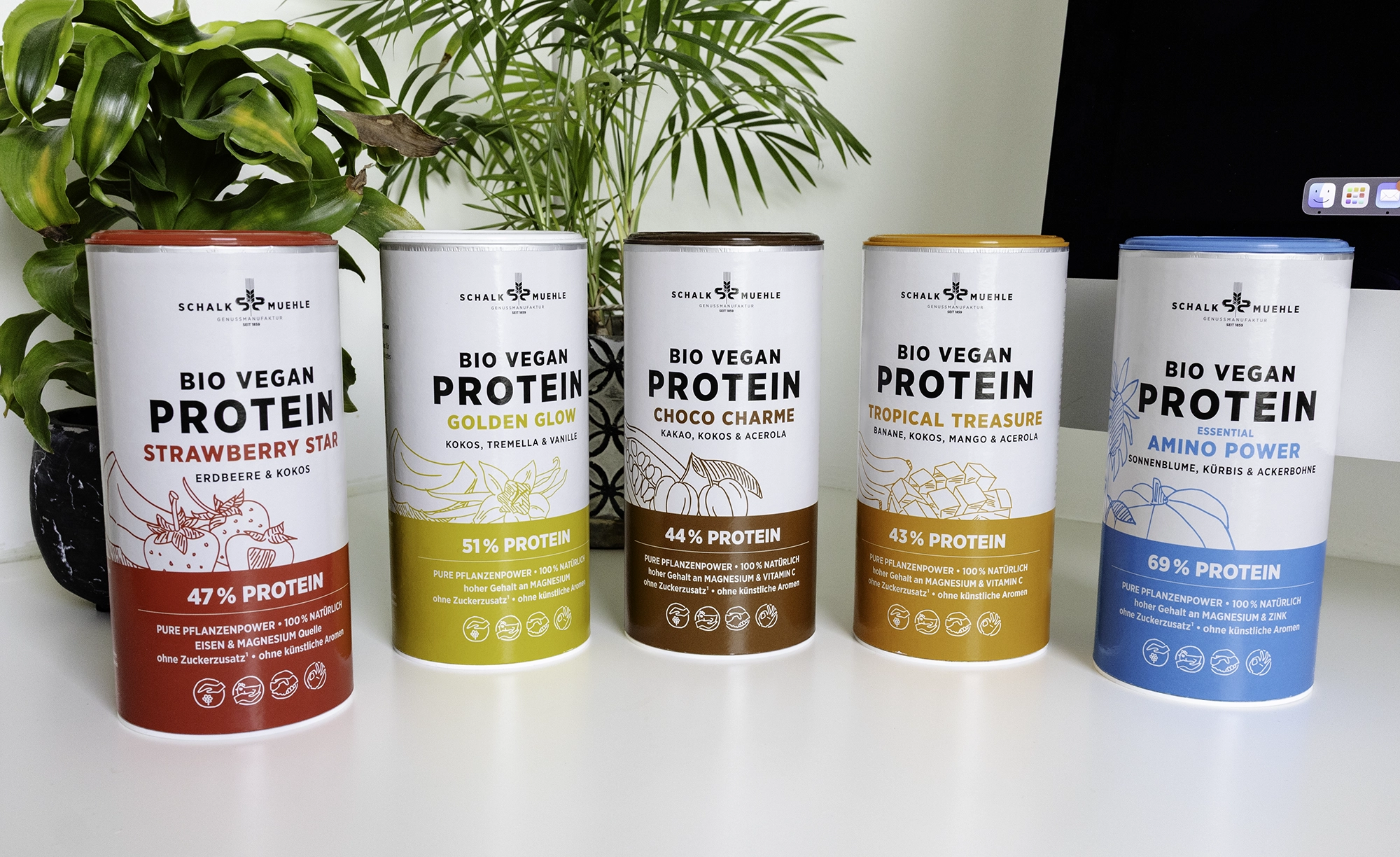 Portfolio: Schalkmühle, Proteinpulver Range Portfolio: Schalkmühle, Proteinpulver Range