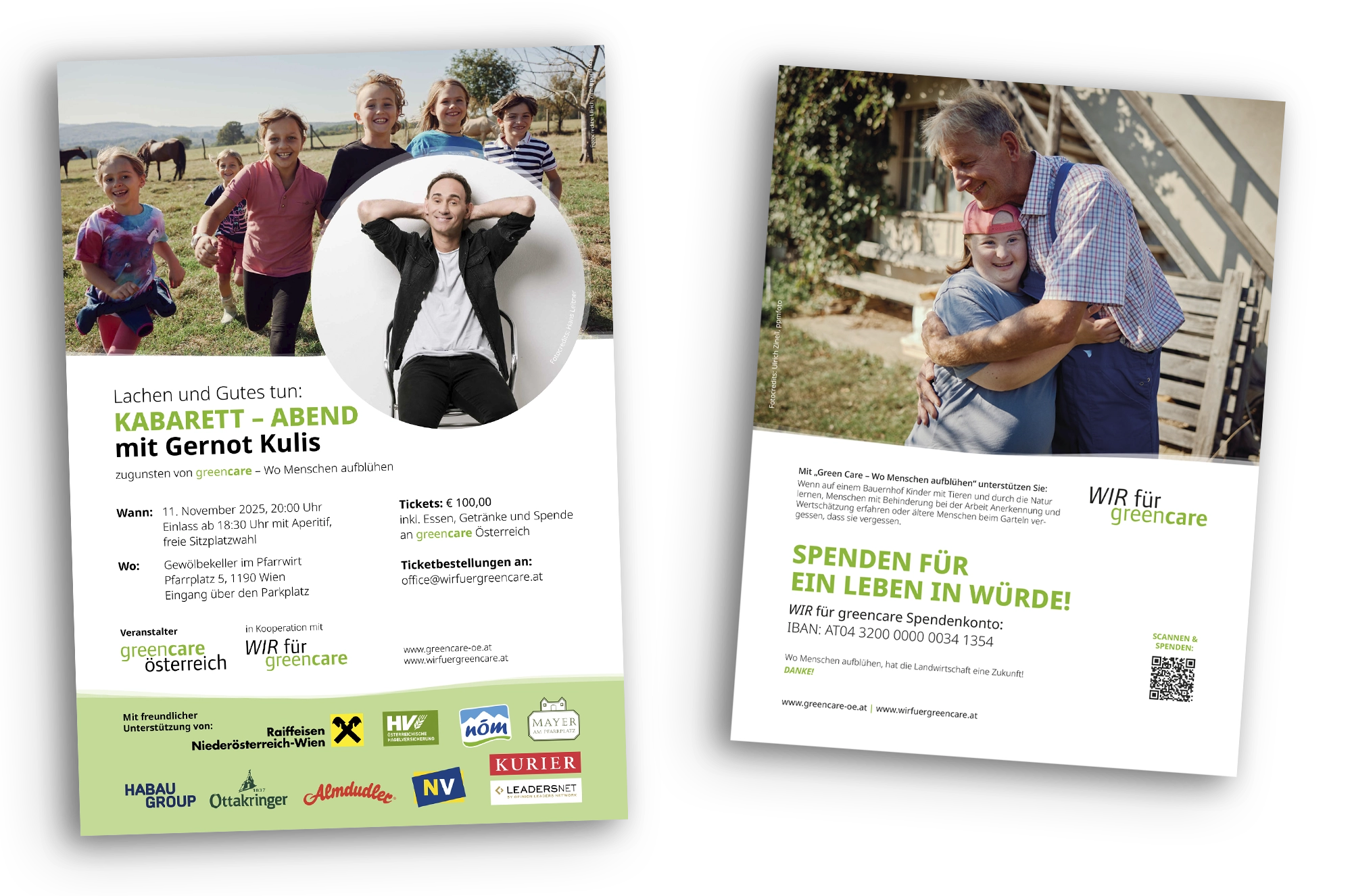 Portfolio: Wir für Greencare, Plakate & Inserate Portfolio: Wir für Greencare, Plakate & Inserate